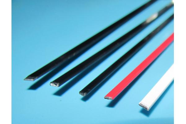 1100Nmm2 Bendable Craft Wire Polyester Plastic Coated Flat Wire