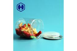 China Airtight Transparent PET Easy Open Cans Plastic With Easy Open End supplier