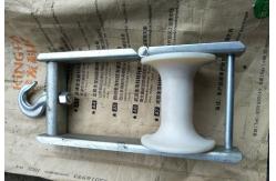 China Aerial Cable Transmission Stringing Blocks Wire Pulling Rollers supplier