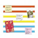 Double Sides Sticky Reusable Magnetic Memo Strip Notice Board For Fridge