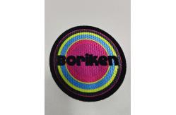 China Custom Heat Press Flocking Logo Patch Iron On  Heat Transfer Vinyl T Shirt supplier