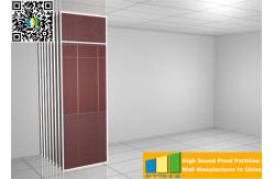 China Sliding Folding Partitions Movable Temporary Room Dividers 32 / 53 db STC Coefficient supplier