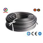 XLPE Jacket Twin Core Dc Cable For Solar Pv / Tinned Copper 1800V Solar Dc Cable for sale