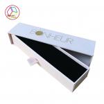 Necklace Packaging Jewelry Paper Gift Box Foil Stamping Paper Drawer Box for sale