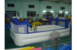 China White Colour Kids Inflatable Pool with Back Walls supplier