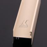 RoHS Gold Anodized Aluminum Frame Windows Extrusion Profile for sale