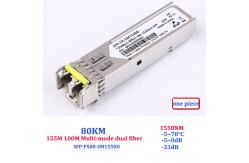 China 100M 155M Multimode Dual Fiber Optical Module Compatible With Huawei H3C Switch supplier
