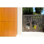 ODM Modern Aluminum Fence Gate Fireproof Powder Coated Aluminium Gate for sale
