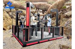 China Multiplayer Virtual Reality Simulator 9D VR Shooting Machine With 10 Games supplier