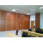 Fireproof Wood Mobile Folding Sound Proof Partition Wall Size 100 mm for sale