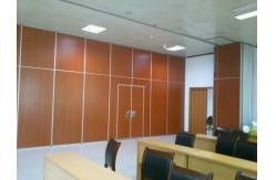 China Acoustic Sliding Folding Partition Walls , Anti Noise And Fire Resistant Wall Panels supplier