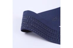 China 50mm Anti Slip Webbing Transparent Silicone Elastic Gripper Tape supplier