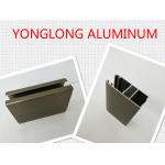 Electrophoresis Matte Or Flat Bronze Aluminum Window Profiles Length Shape Customized