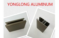 China Electrophoresis Matte Or Flat Bronze Aluminum Window Profiles Length Shape Customized supplier
