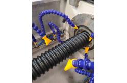 China Customizable HDPE Winding Carbon Spiral Pipe Extrusion Line supplier