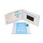 Advertising Video Brochure Mailer Music Format APE LCD Video Greeting Cards OEM ROHS Certificate for sale