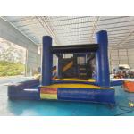 Fireproof Commercial Inflatable Bouncer Moonwalk Cartoon Theme With Rotary Slide Combo