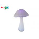 Polyester Inflatable Lighting Decoration With LED Light For Party / Blow Up Mushroom for sale