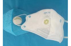 China 99% BFE Filtration Blue Earloop N95 Disposable Face Mask With Valve supplier