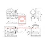 Constant Torque Geared Traction Machine With Traction Elevator Components