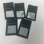 UV print KUSH PE Prevent children from opening tobacco bags with window