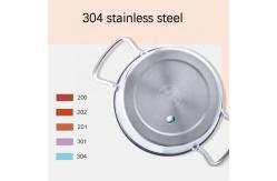 China Amazon Top Seller Kitchen Cooking Ware Induction Stainless Steel 304 Korean Cookware Soup Pot supplier