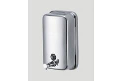 China Vertical / Horizontal Stainless Steel Wall Soap Dispenser 1200ml With Brass Pump supplier
