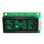 Negative Transmissive VA LCD Display HT1621 Driver RGB LED Backlight LCD Display for sale