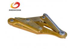China PVC Cable Pulling Clamp , Insulated Wire Rope Self Gripping Clamp supplier