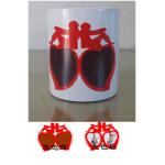 Sublimation Lover's Peach Heart Mug for sale
