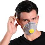 Anti Dust Activated Carbon Cup FFP2 Mask , Disposable Nonwoven Dust Mask With Valve for sale
