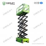 10m Platform Height 230kg Load Scissor Lift Self Propelled With Extension Platform for sale