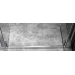 Elegant Shower Door With Chromed Profile For Contemporary Bathrooms