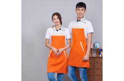 China Polyester Protective Kitchen Cooking Apron Plain SGS Elastic Strap ODM supplier