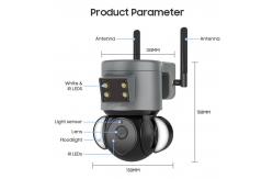 China 6MP PIR Solar Security Camera 4G Human Detection WiFi 12X Zoom Camera supplier
