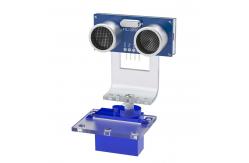 China Acrylic Transparent Mounting Bracket SG90 HC-SR04 Steering Gear 20g Weight supplier