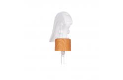 China Wooden Circle Closure Mini Trigger Sprayer 24 / 410 Support Customization supplier