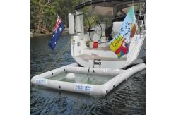 China Summer Tube Inflatable Sea Swimming Pool PVC Jellyfish Yacht Pool With Net supplier