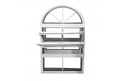 China Hurricane Impact Thermal Break Double Hung Sash Aluminum Vertical Up Down Sliding Windows supplier