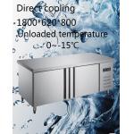 2 Doors Restaurant Undercounter Freezer 430L Adjustable Settings Long Term Use for sale