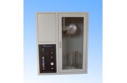 China EN137 Fire Testing Equipment , Mask Flame Resistance Flammability Test Chamber supplier
