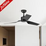 Home Black ABS Blades 6 Speed Low Noise Ceiling Fan With Remote Control