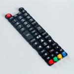 Silkscreen Printing Silicone Rubber Remote Control Buttons for sale