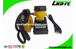 China Rechargeable 3W Cree LED Mining Light Cap Lamp with Low Power Warning supplier