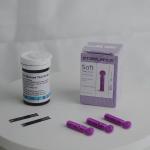 OEM Glucose Meter Test Strips And Lancets Code Free 1 Year Lifetime