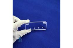 China Factory Fixed Penetration UV High Purity Perforated Quartz Glass Sheet supplier