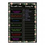 Removable Magnetic Calendar Planner Dry Erase Meal Planning Notepad A5 Custom