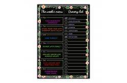 China Removable Magnetic Calendar Planner Dry Erase Meal Planning Notepad A5 Custom supplier
