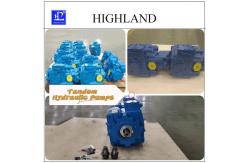 China Customizable Tandem Hydraulic Pumps With Swash Plate Structure Design supplier