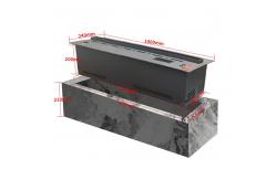 China Upgrade Your Space With A Remote Control Embedded Water Steam Fireplace Freestanding Design supplier